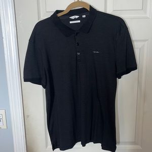 Calvin Klein Liquid Touch Black Polo